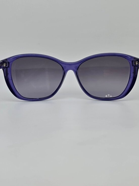 Fendi FS5219 513 Crystal Purple Frame Grey Gradient Lens Sunglasses w/ Case 58mm main image 5